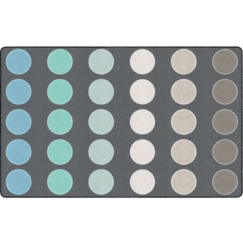 Tranquil Dots Classroom Seating Rug