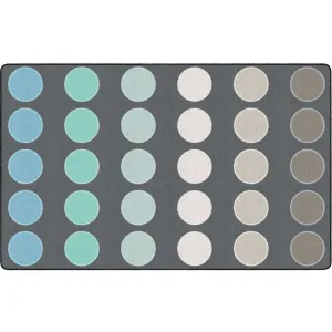 Tranquil Dots Classroom Seating Rug