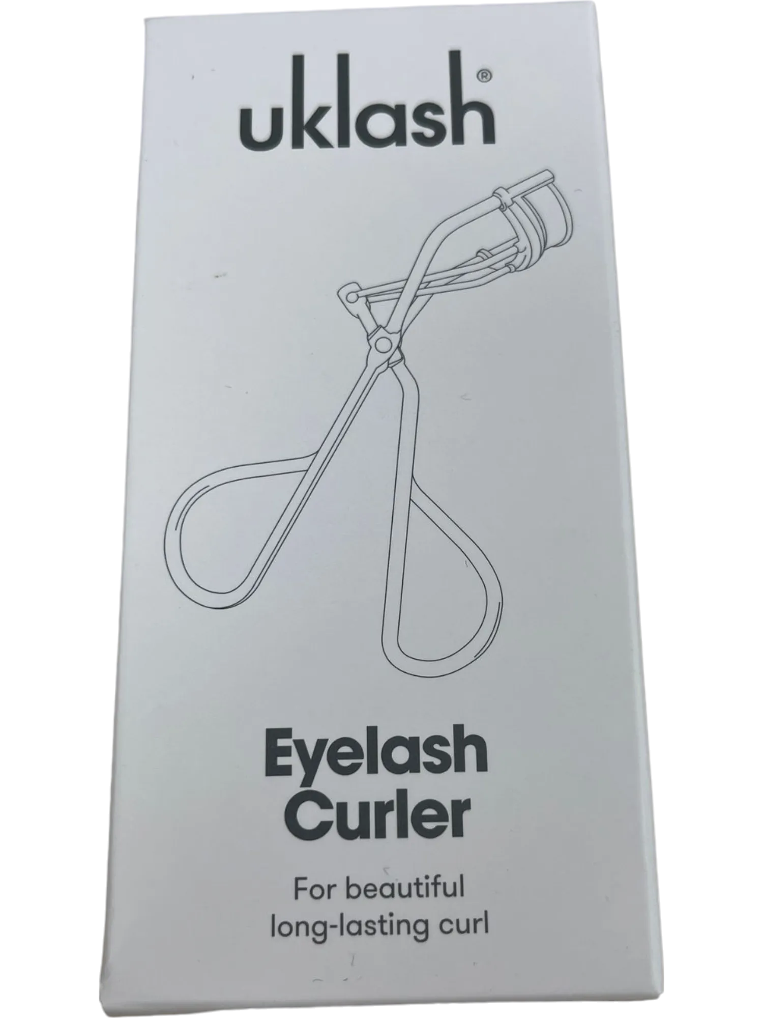 UKLASH White Eyelash Curler Sealed