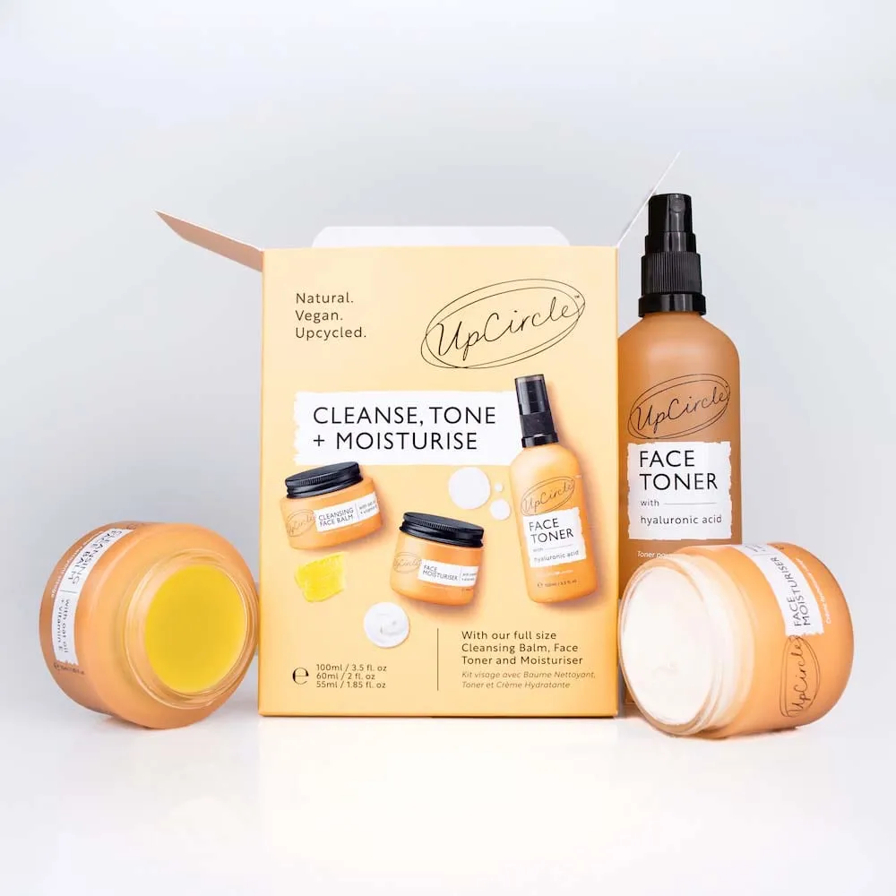 UpCircle Cleanse, Tone & Moisturise Set