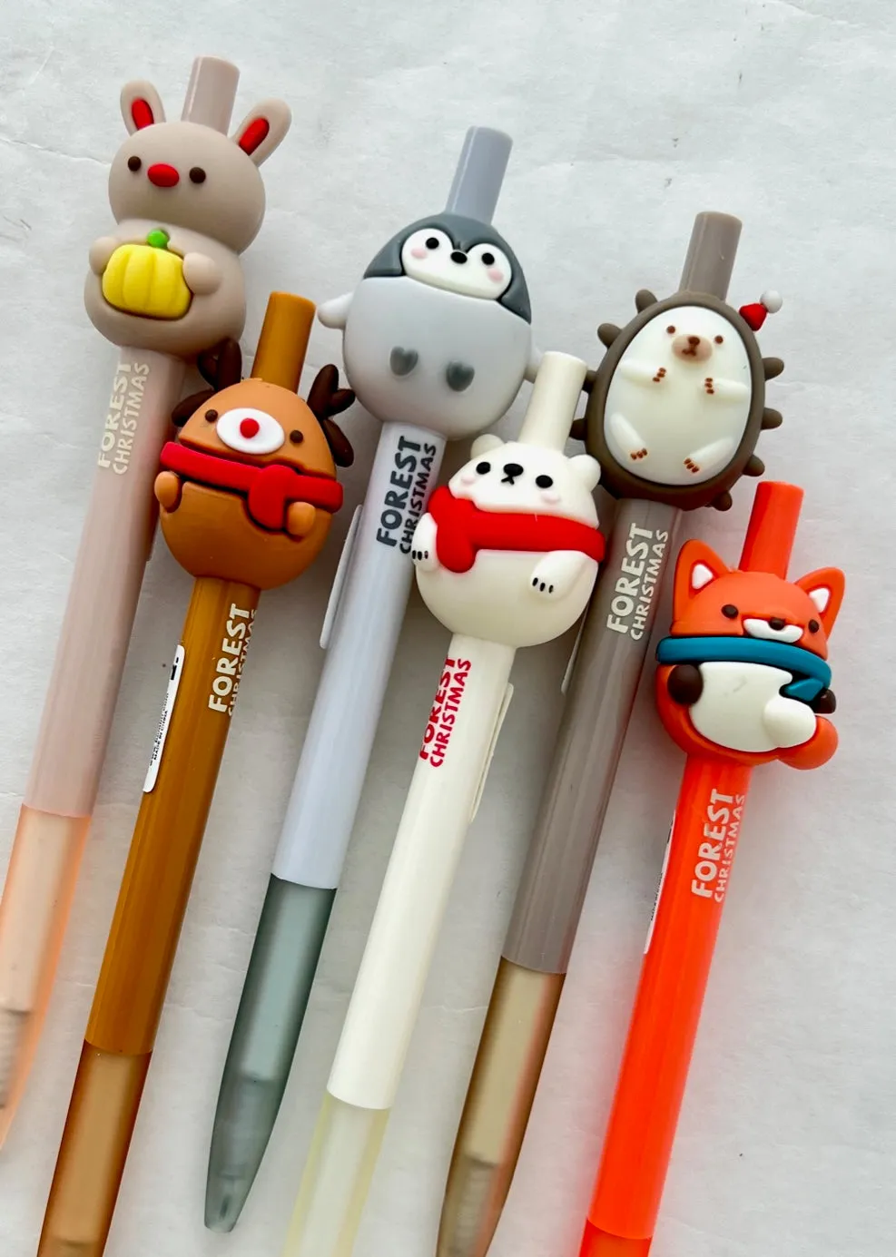 X 22571 FOREST CHRISTMAS ANIMALS GEL PEN-DISCONTINUED