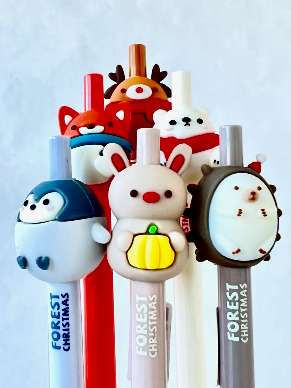 X 22571 FOREST CHRISTMAS ANIMALS GEL PEN-DISCONTINUED