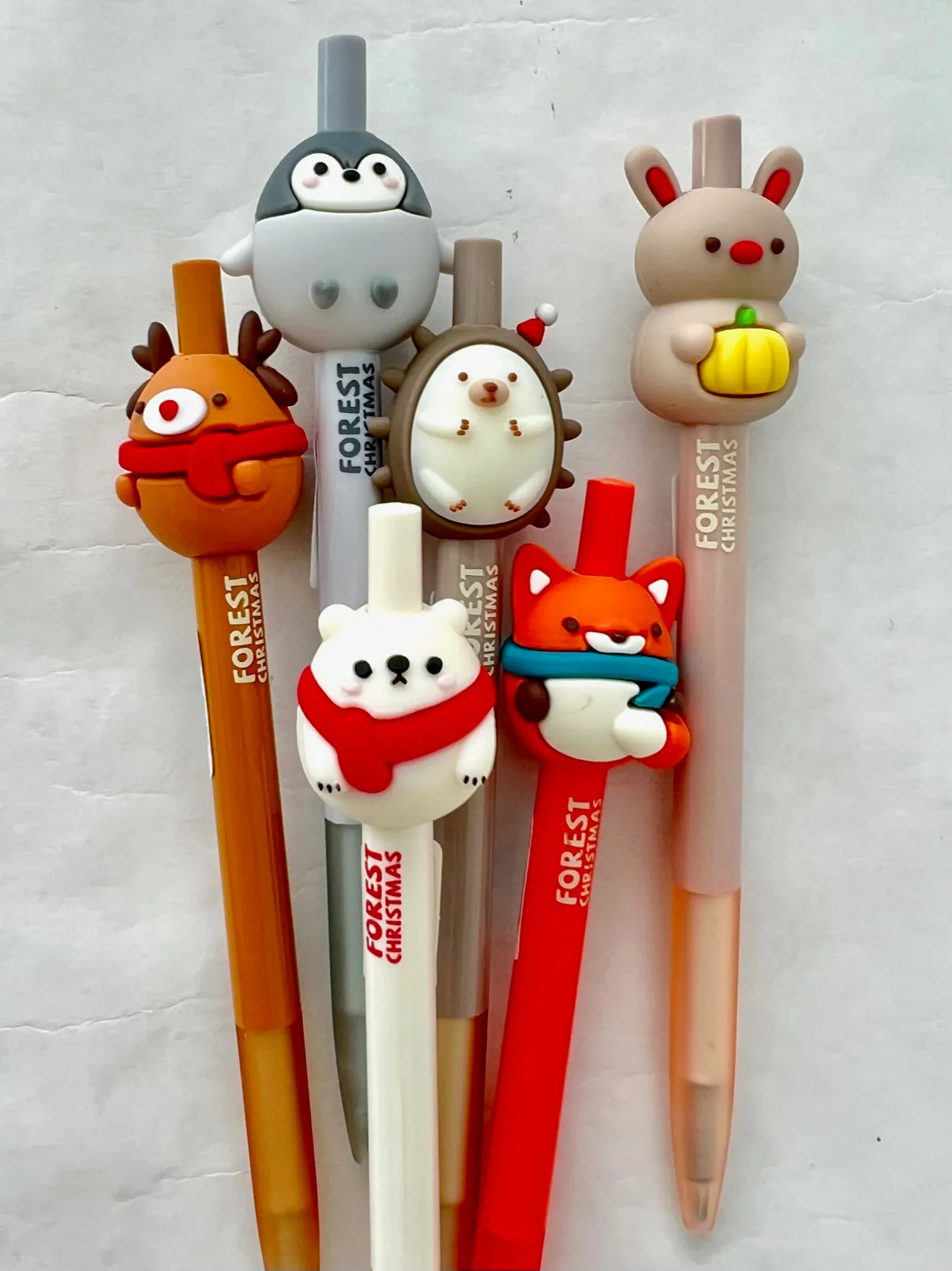 X 22571 FOREST CHRISTMAS ANIMALS GEL PEN-DISCONTINUED