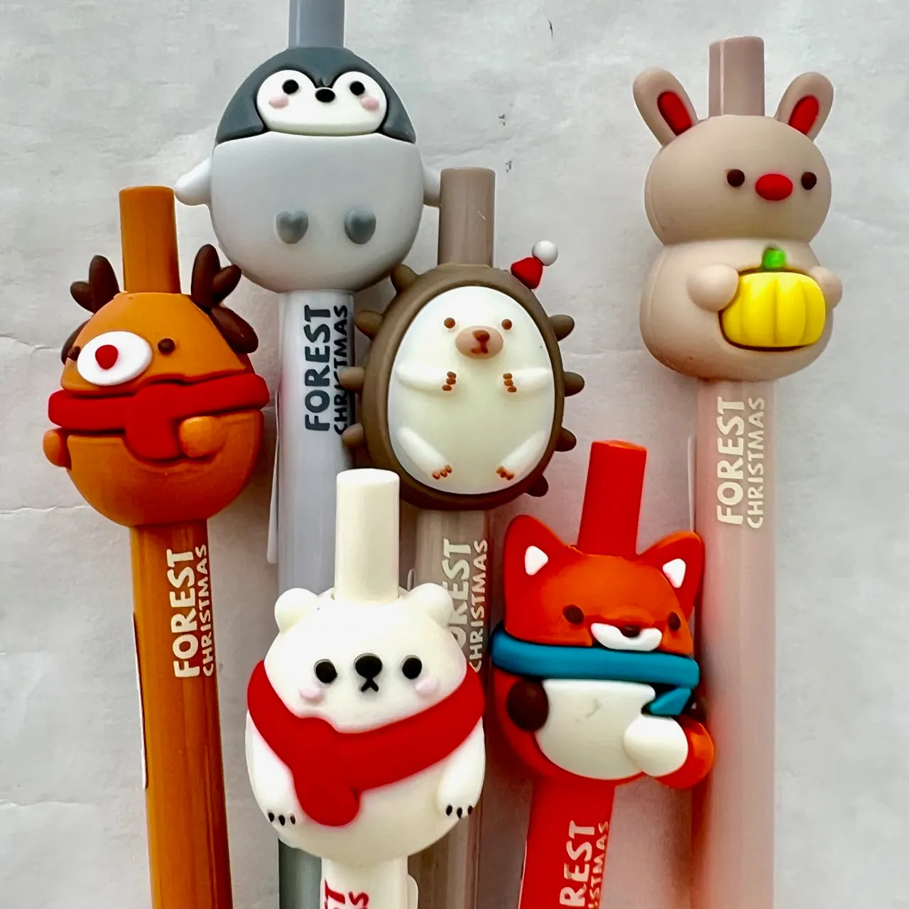 X 22571 FOREST CHRISTMAS ANIMALS GEL PEN-DISCONTINUED