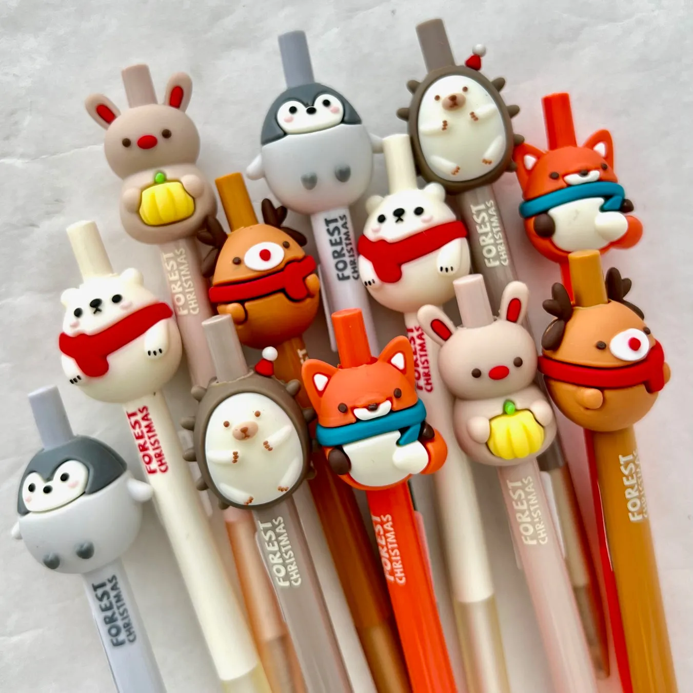 X 22571 FOREST CHRISTMAS ANIMALS GEL PEN-DISCONTINUED