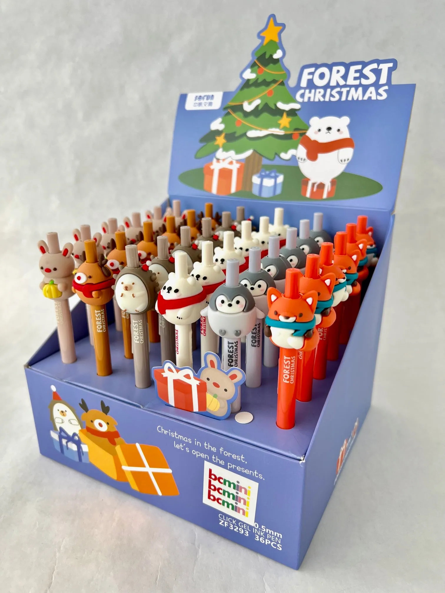 X 22571 FOREST CHRISTMAS ANIMALS GEL PEN-DISCONTINUED