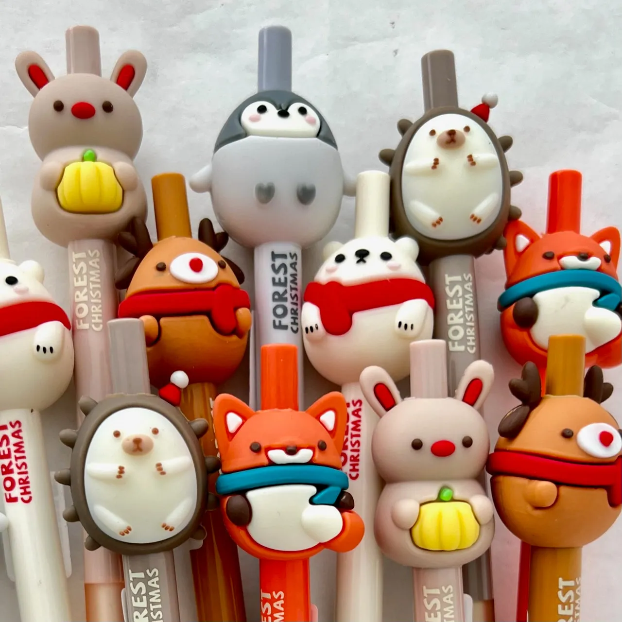 X 22571 FOREST CHRISTMAS ANIMALS GEL PEN-DISCONTINUED