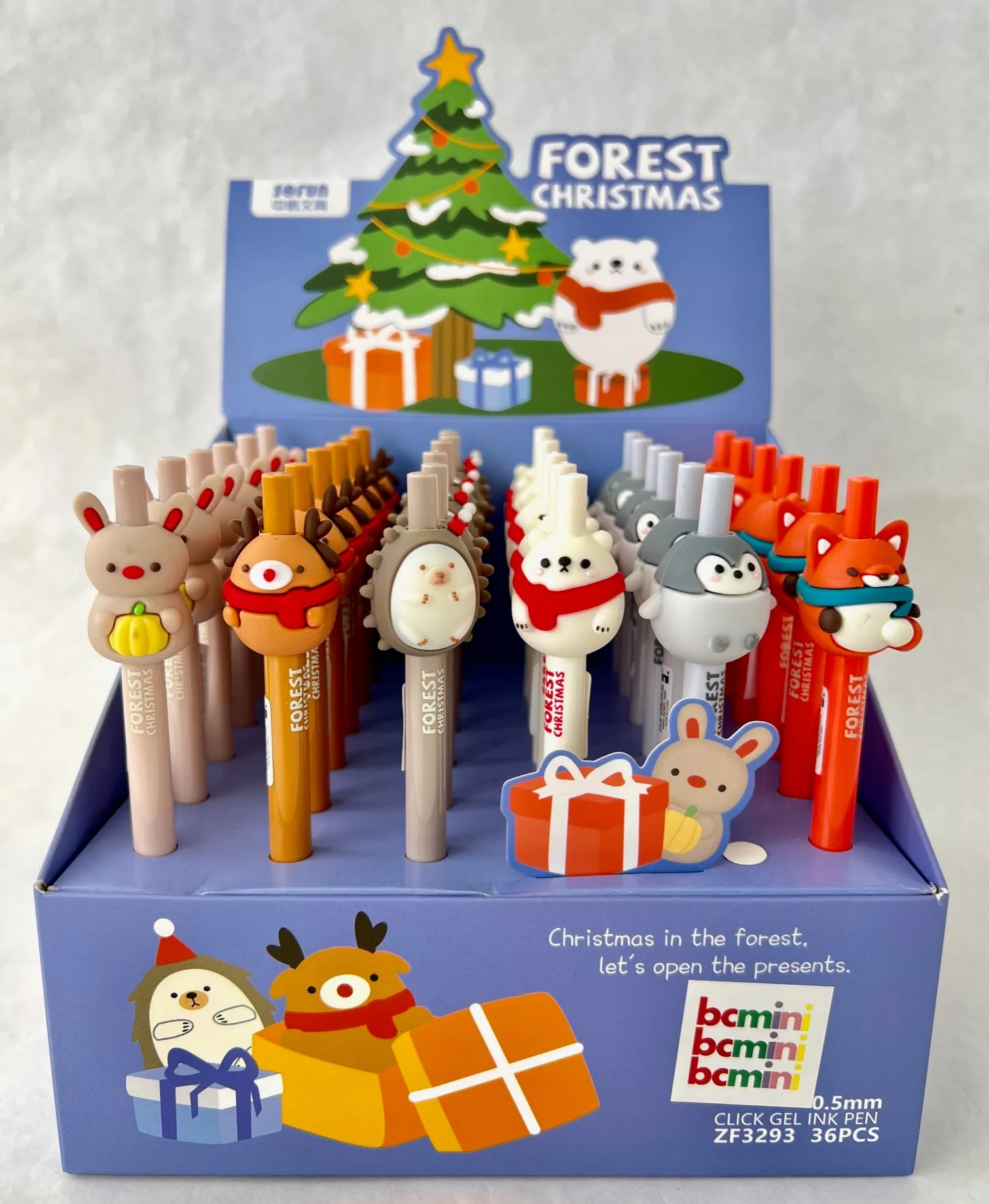 X 22571 FOREST CHRISTMAS ANIMALS GEL PEN-DISCONTINUED