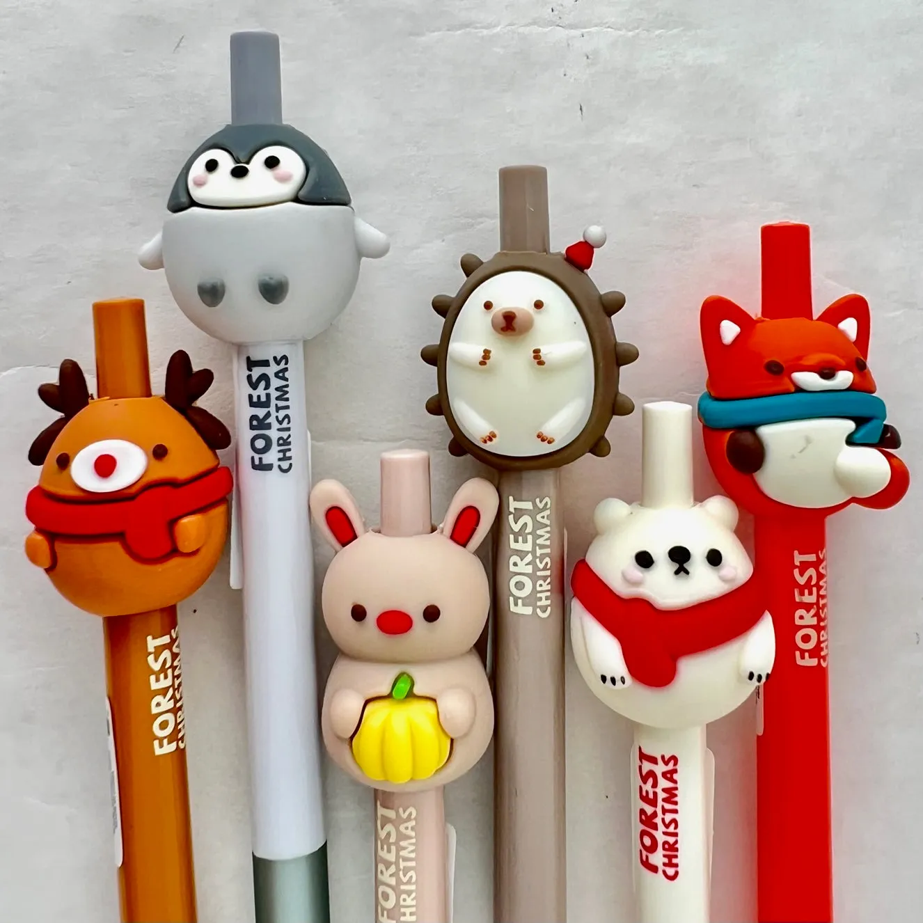 X 22571 FOREST CHRISTMAS ANIMALS GEL PEN-DISCONTINUED