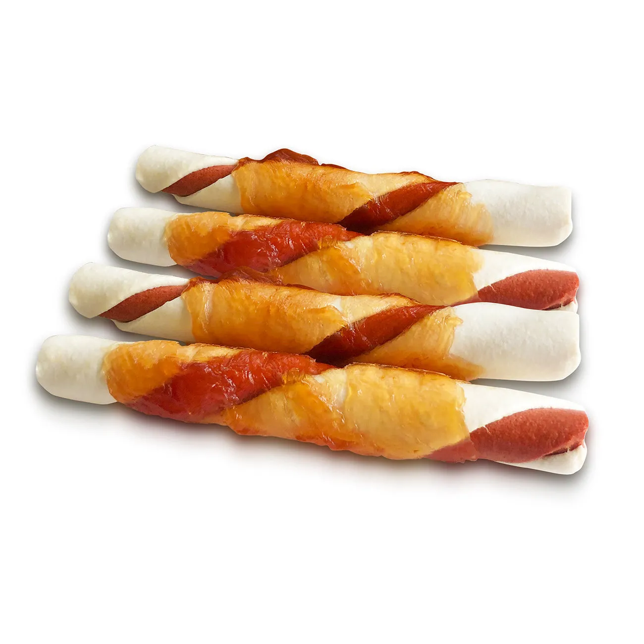 Zeus Better Bones Duck Large Rolls with Wrapped Chicken Pack of 4